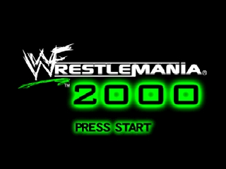 WWF WrestleMania 2000 (Europe) Title Screen